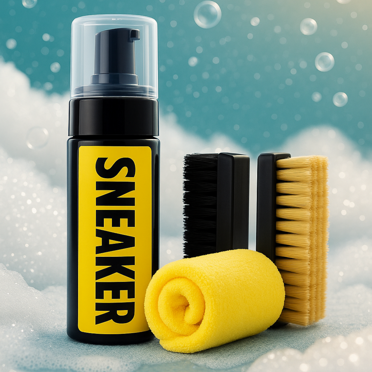 Le kit tout-en-un, sans rinçage, pour un nettoyage express.